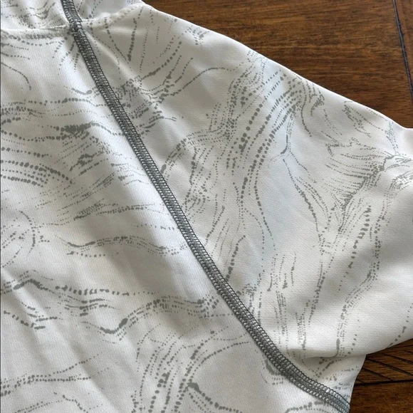 Patagonia Sunshade Pullover Hoody long sleeve size Small green white - Picture 10 of 14